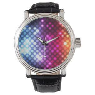 Reloj De Pulsera Observaciones de puntos de luz abstractos