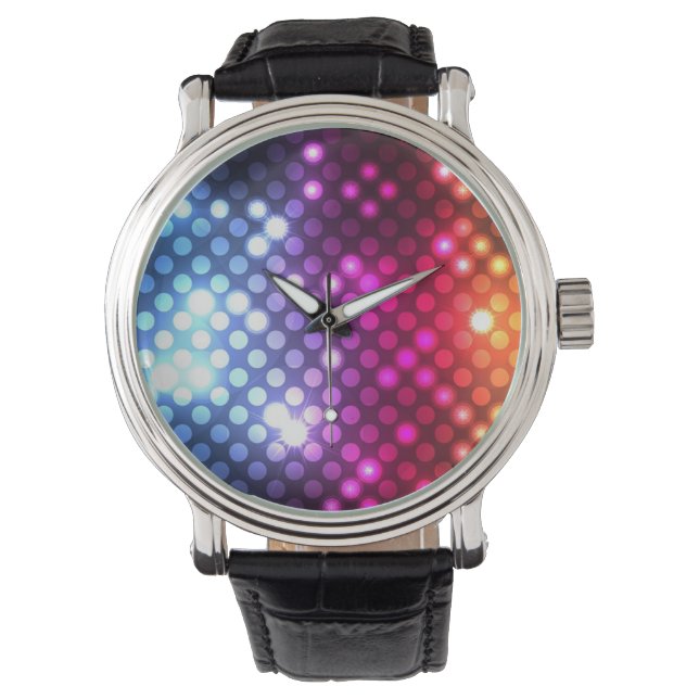 Reloj De Pulsera Observaciones de puntos de luz abstractos (Anverso)