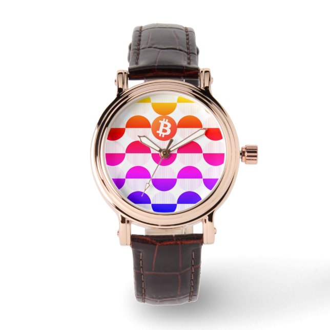 Reloj De Pulsera Observaciones del Diseñador de bitcoin (Anverso)