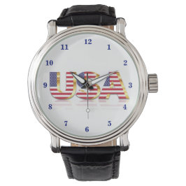 Reloj De Pulsera Observador de bandera de Estados Unidos Patriótico