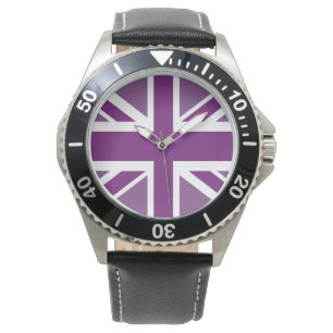 Reloj De Pulsera Observador de bandera de la Unión Británica Patrió