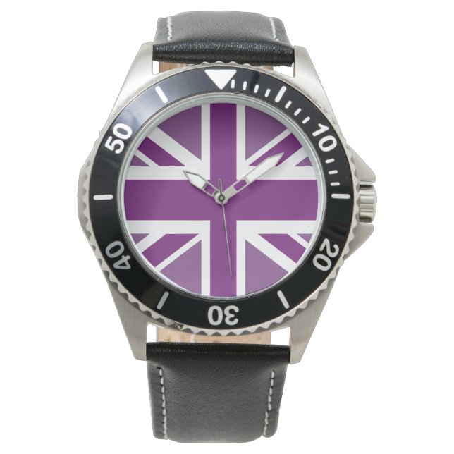 Reloj De Pulsera Observador de bandera de la Unión Británica Patrió (Anverso)