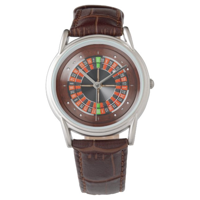 Reloj De Pulsera Observador de diseño de la ruleta (Anverso)