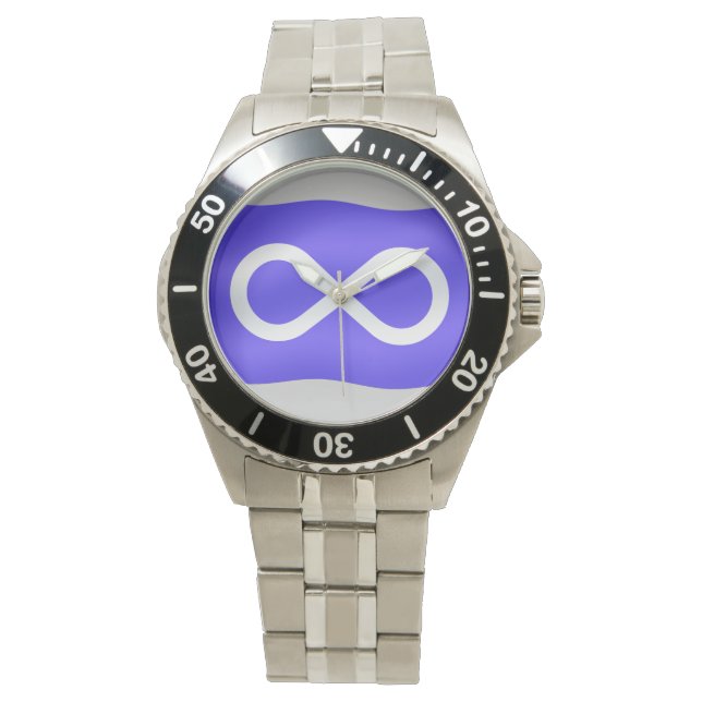 Reloj De Pulsera Observador de escritura de arte de la bandera de l (Anverso)