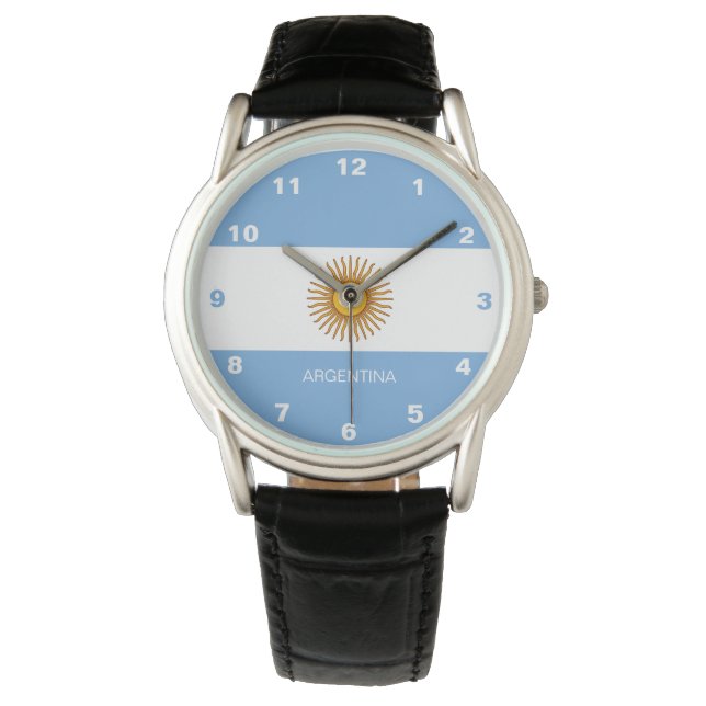 Reloj De Pulsera Observador de la bandera de Argentina (Anverso)