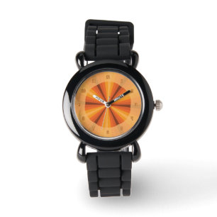 Reloj De Pulsera Observador de Naranja de ilusión óptica