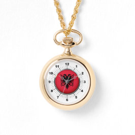 Reloj De Pulsera Observador de oro de bandera femenina de Albania