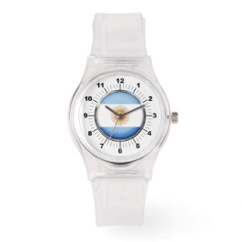 Reloj De Pulsera Observador deportivo de bandera argentina con band