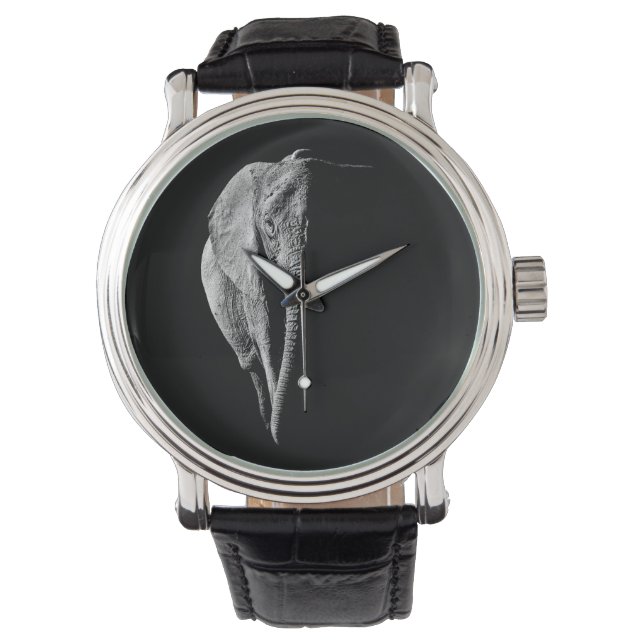 Reloj De Pulsera Observar con elefante africano (Anverso)