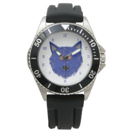 Reloj De Pulsera Observar la marca Wolf Blue Wolf Sports Watch