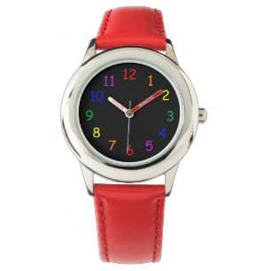 Reloj De Pulsera Observar números de arco iris
