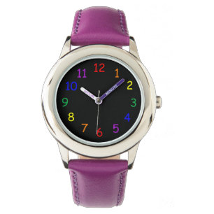 Reloj De Pulsera Observar números de arco iris