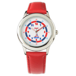 Reloj De Pulsera Observatorio de aprendizaje para niños de barcos r