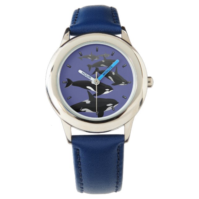 Reloj De Pulsera Observatorio de ballenas de Orca Whale Watch (Anverso)