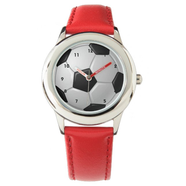 Reloj De Pulsera Observatorio de diseño de bolas de fútbol (Anverso)