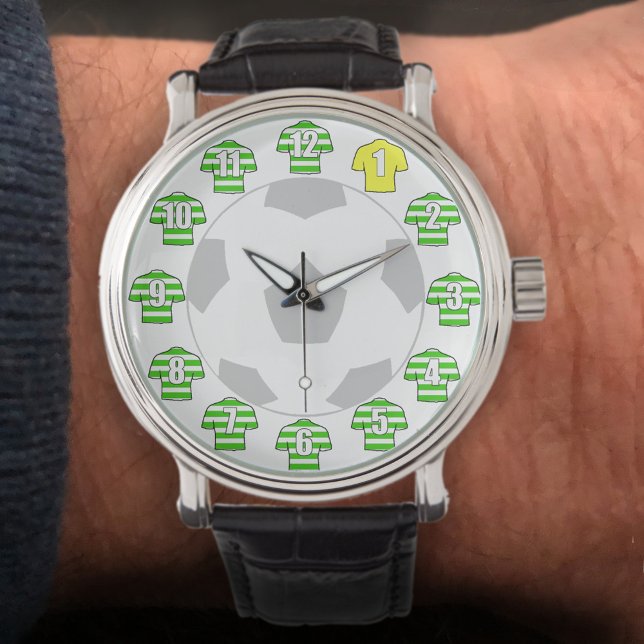 Reloj De Pulsera Observatorio de Fútbol - con Camisetas Green Hoopi (Subido por el creador)