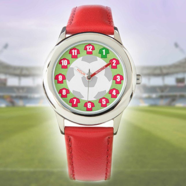 Reloj De Pulsera Observatorio de fútbol infantil - con Camisetas ro (Subido por el creador)