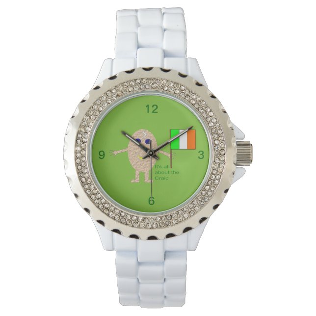 Reloj De Pulsera Observatorio de Huevos Irlandés Patriótico (Anverso)
