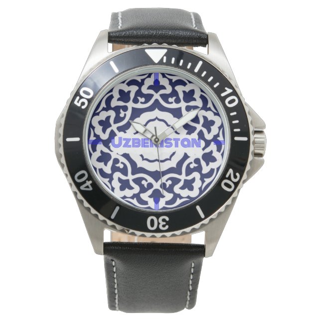 Reloj De Pulsera Observatorio de la escritura de Uzbekistán (Anverso)