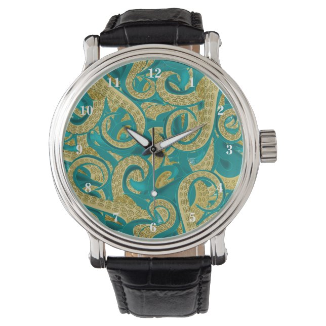 Reloj De Pulsera Observatorio de Octots Tentacles Art Watch (Anverso)