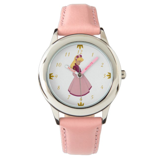 Reloj De Pulsera Observatorio de oraciones de princesas infantiles (Anverso)