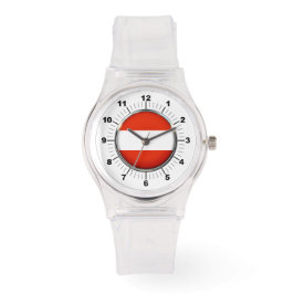 Reloj De Pulsera Observatorio de silicio rosa de la bandera de Aust