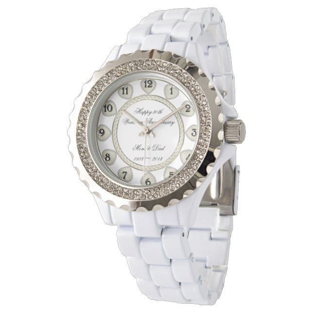 Reloj De Pulsera Observatorio del 30° Aniversario del Boda (Angular)