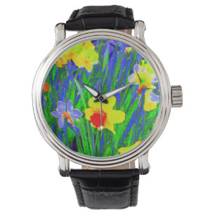 Reloj De Pulsera Observatorio del "Impresionismo Daffodil"