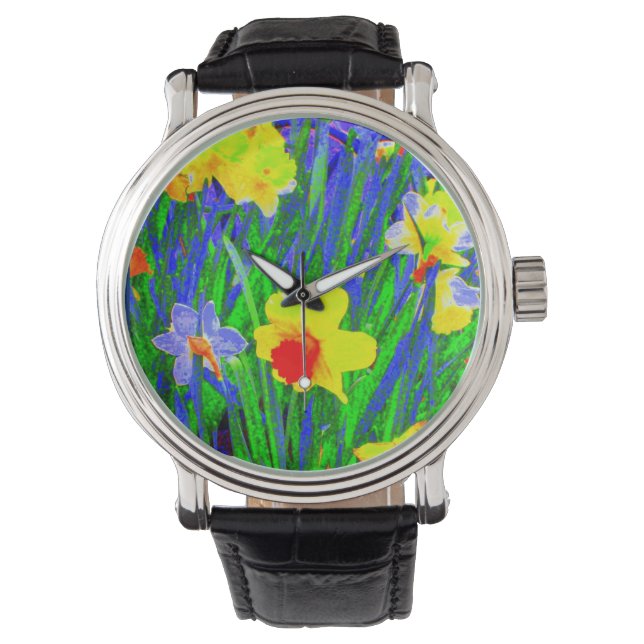 Reloj De Pulsera Observatorio del "Impresionismo Daffodil" (Anverso)