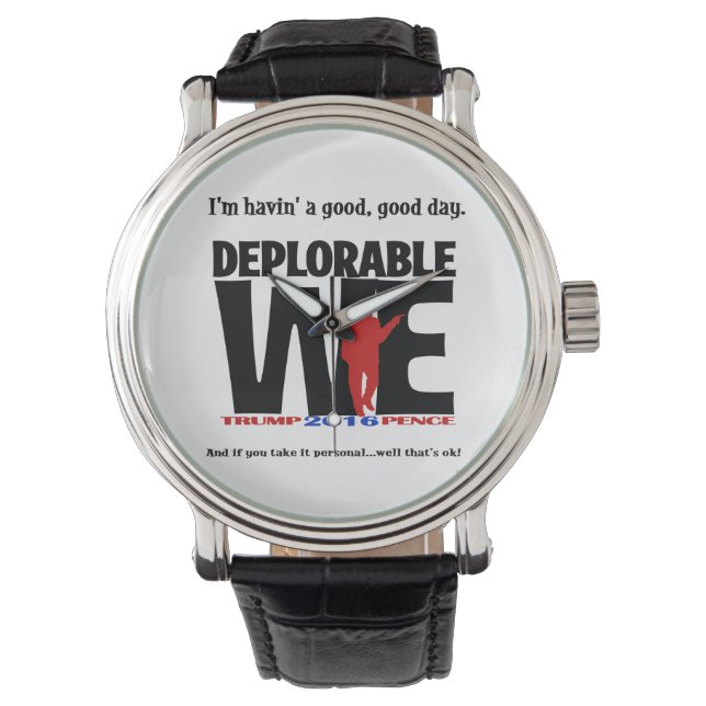 Reloj De Pulsera Observatorio deplorable (Anverso)