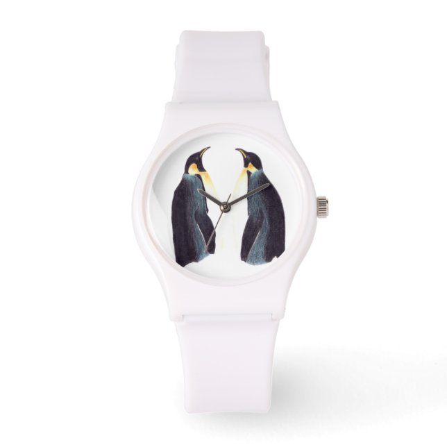 Reloj De Pulsera Observatorio deportivo de Emperor Penguins (Anverso)