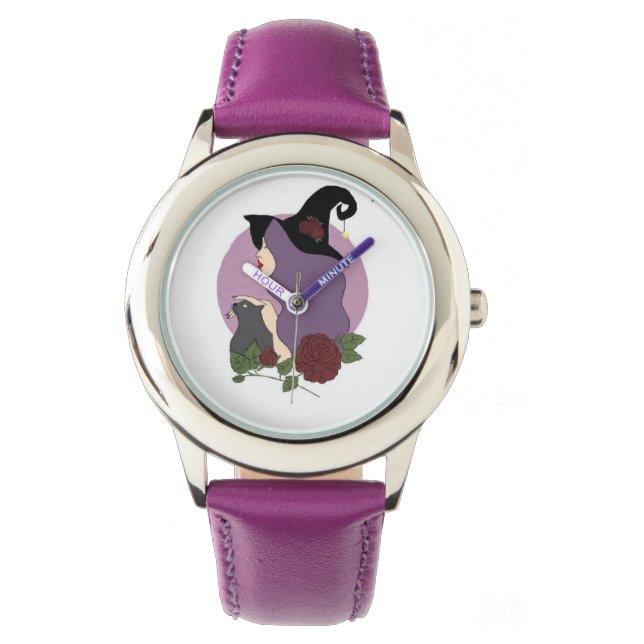 Reloj De Pulsera Observatorio femenino de brujas de gótico (Anverso)
