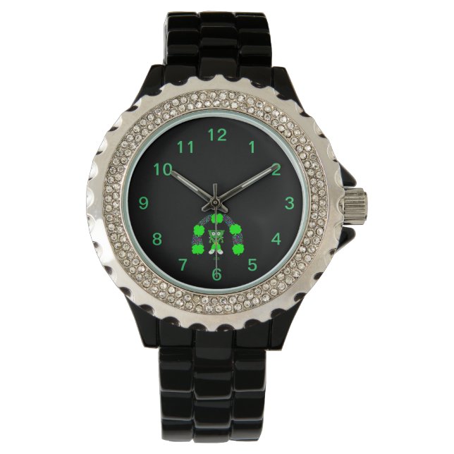 Reloj De Pulsera Observatorio femenino de St. Patrick's FrankenChee (Anverso)