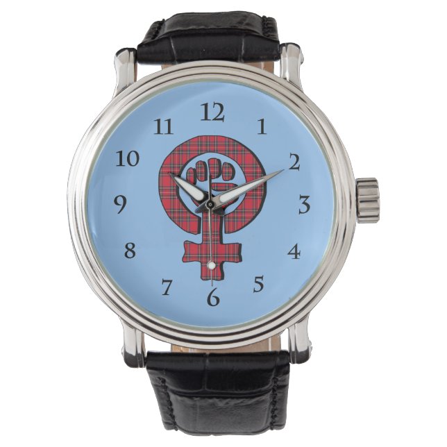 Reloj De Pulsera Observatorio Feminista de Escocia (Anverso)
