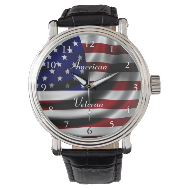 Reloj De Pulsera Observatorio Veterano Americano (Anverso)