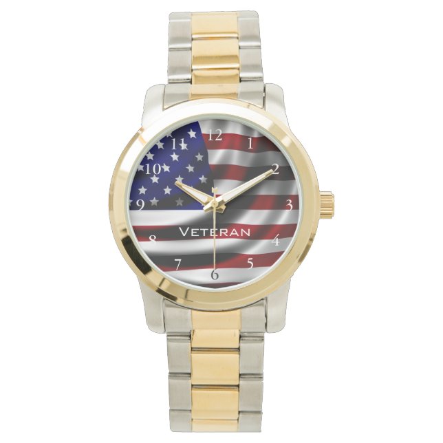 Reloj De Pulsera Observatorio Veterano Americano (Anverso)
