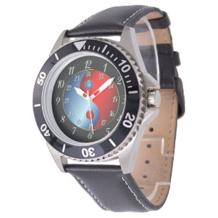 Reloj De Pulsera Obtener Wet con Style Yen Yang Watch