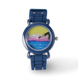 Reloj De Pulsera Océano atardecer