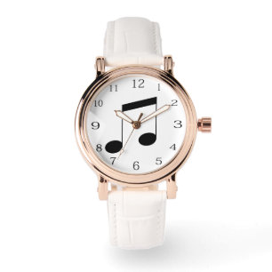 Reloj De Pulsera Ochenta Símbolos De Nota Musical Visible,