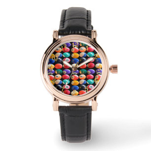 Reloj De Pulsera Ocho Bolas Numeradas Y Coloreadas