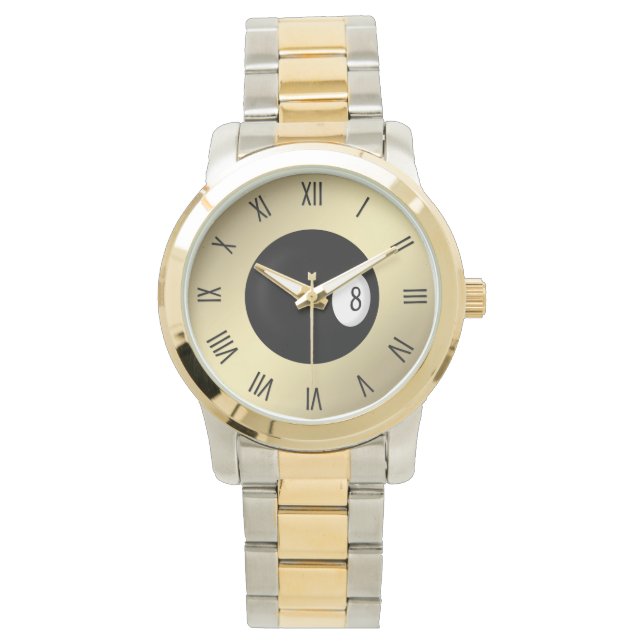 Reloj De Pulsera Ocho números romanos de bolas (Anverso)