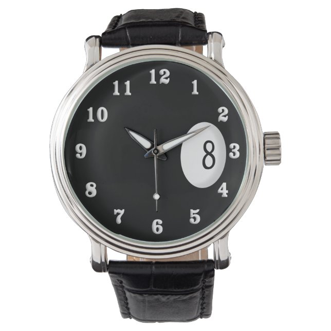 Reloj De Pulsera Ocho temas de Ball Billiard (Anverso)