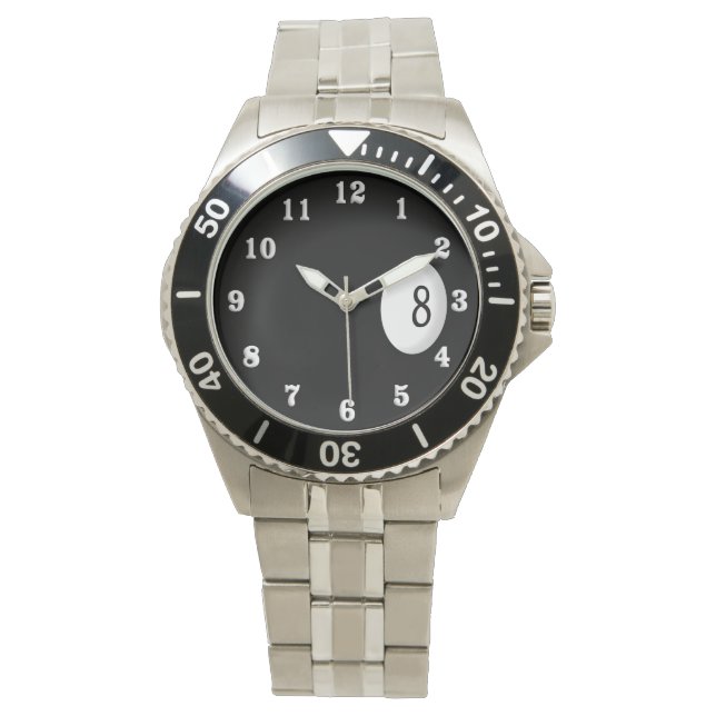 Reloj De Pulsera Ocho temas de Ball Billiard (Anverso)