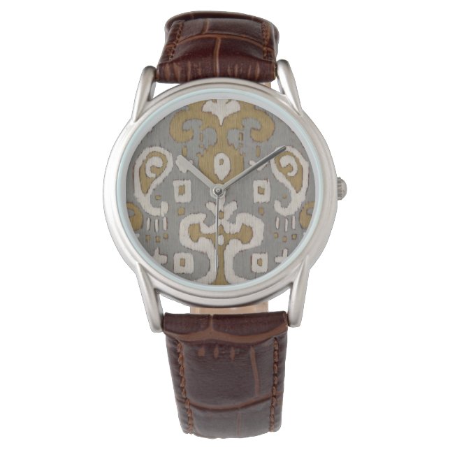 Reloj De Pulsera Ochre Ikat I (Anverso)