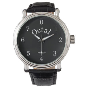Reloj De Pulsera Octal watch vive tu vida en la base 8