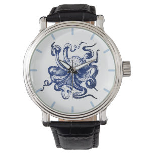 Reloj De Pulsera Octopus azul