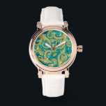 Reloj De Pulsera Octopus Design Modern Watch<br><div class="desc">Octopus Tentacles Art Watch - Pintar - Elegir / Añadir tu texto único / nombre / color / fuente / tamaño / elementos - Hacer tus relojes especiales Regalo - Redimensionar y mover o eliminar y agregar elementos / texto con herramienta de personalización ! Pintura y diseño de MIGNED. Por...</div>