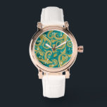 Reloj De Pulsera Octopus Design Modern Watch<br><div class="desc">Octopus Tentacles Art Watch - Pintar - Elegir / Añadir tu texto único / nombre / color / fuente / tamaño / elementos - Hacer tus relojes especiales Regalo - Redimensionar y mover o eliminar y agregar elementos / texto con herramienta de personalización ! Pintura y diseño de MIGNED. Por...</div>
