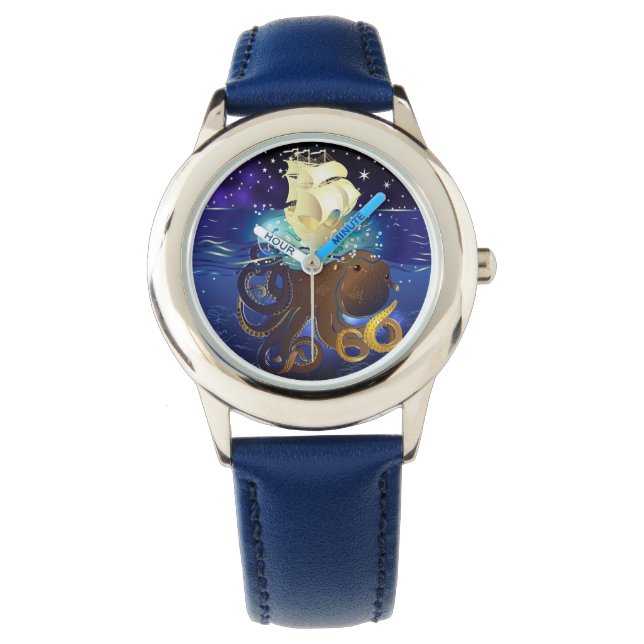 Reloj De Pulsera Octopus Enorme y Caravella (Anverso)