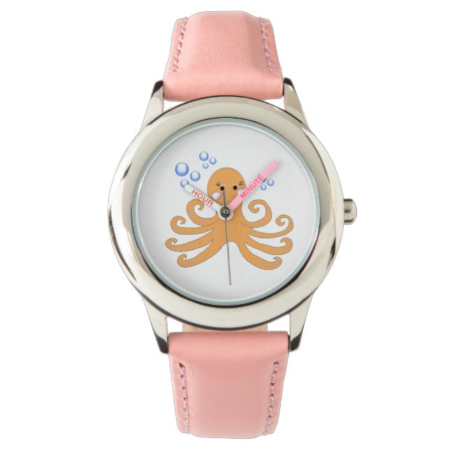 Reloj De Pulsera Octopus Personalizado caprichoso (Anverso)